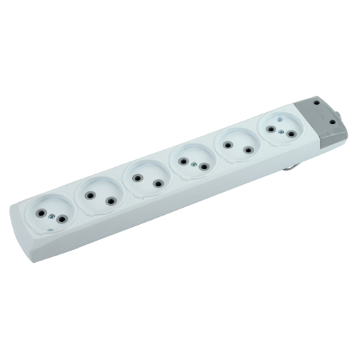 Adsız tasarım (98) 6'lı Topraksız Grup Priz - Görsel 1