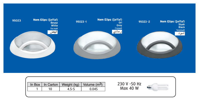 009 Nem Elips (Şeffaf) - Görsel 1