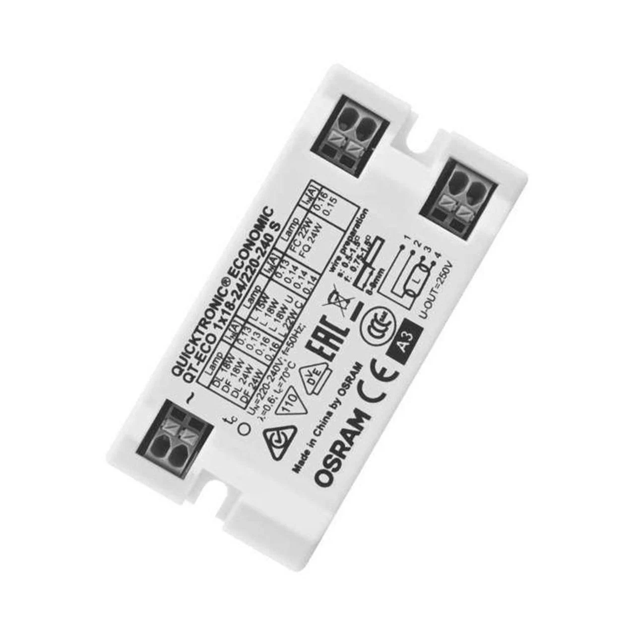 11018028002006 Osram Elektronik Balast QT-T/E 2X42-57 - Görsel 1