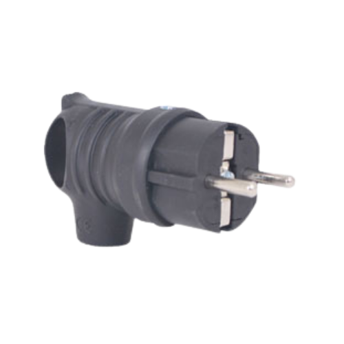 116A. Kauçuk Kulplu Eğik Fiş 1/16A. Kauçuk Kulplu Eğik Fiş - Görsel 1