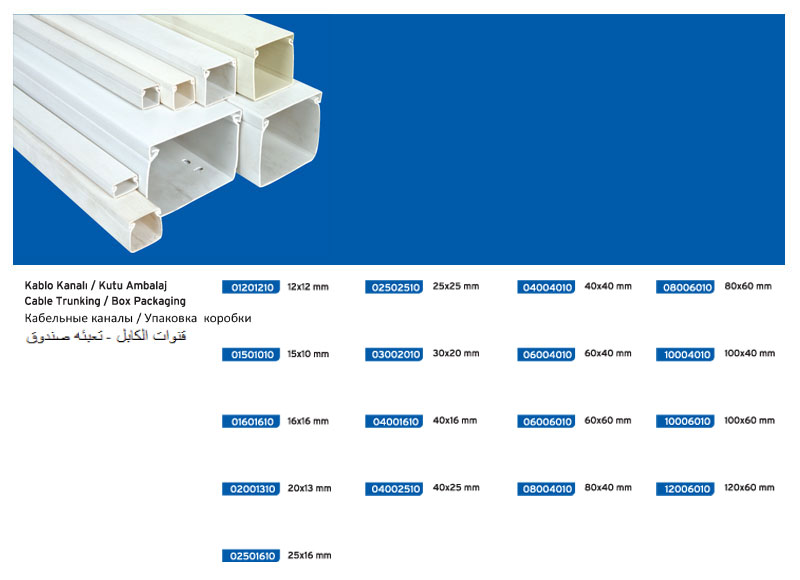 149_t Kablo Kanalı / Kutu Ambalaj - Görsel 1