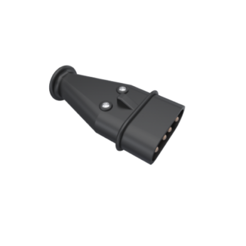 1625A Yassı Düz Fiş 16/25A Yassı Düz Fiş - Görsel 1