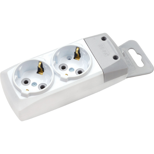 2'li Topraklı Grup Priz 2'li Topraklı Grup Priz - Görsel 1