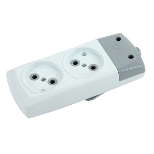 2'li Topraksız Grup Priz 2'li Topraksız Grup Priz - Görsel 1