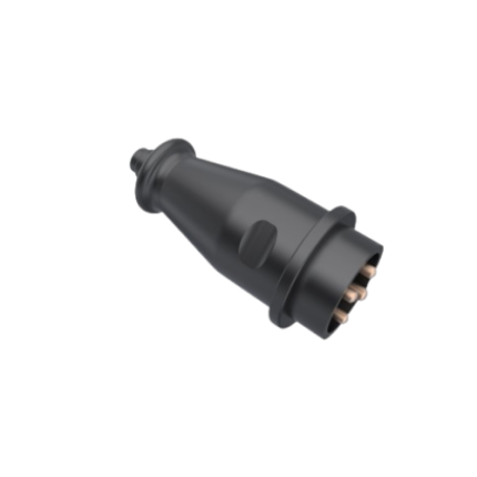 3/16A Kauçuk Düz Fiş