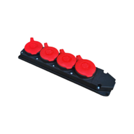 3/25A. Kauçuk 4 lü Grup Priz