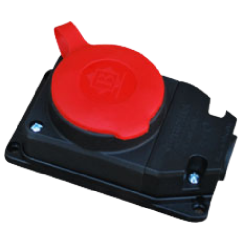 325A. Kauçuk Duvar Priz 3/25A. Kauçuk Duvar Priz - Görsel 1