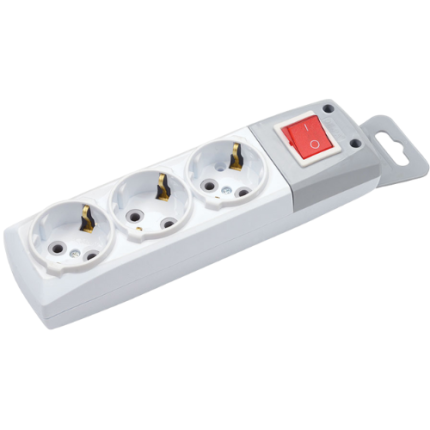 3'lü Topraklı Anahtar Grup Priz