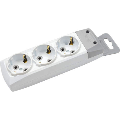 3'lü Topraklı Grup Priz 3'lü Topraklı Grup Priz - Görsel 1