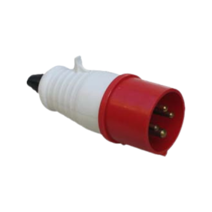 4/16A. Plastik Düz Fiş (HJ.014)