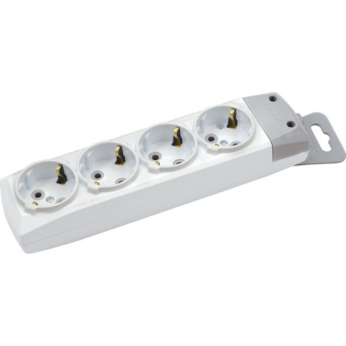 4'lü Topraklı Grup Priz 4'lü Topraklı Grup Priz - Görsel 1