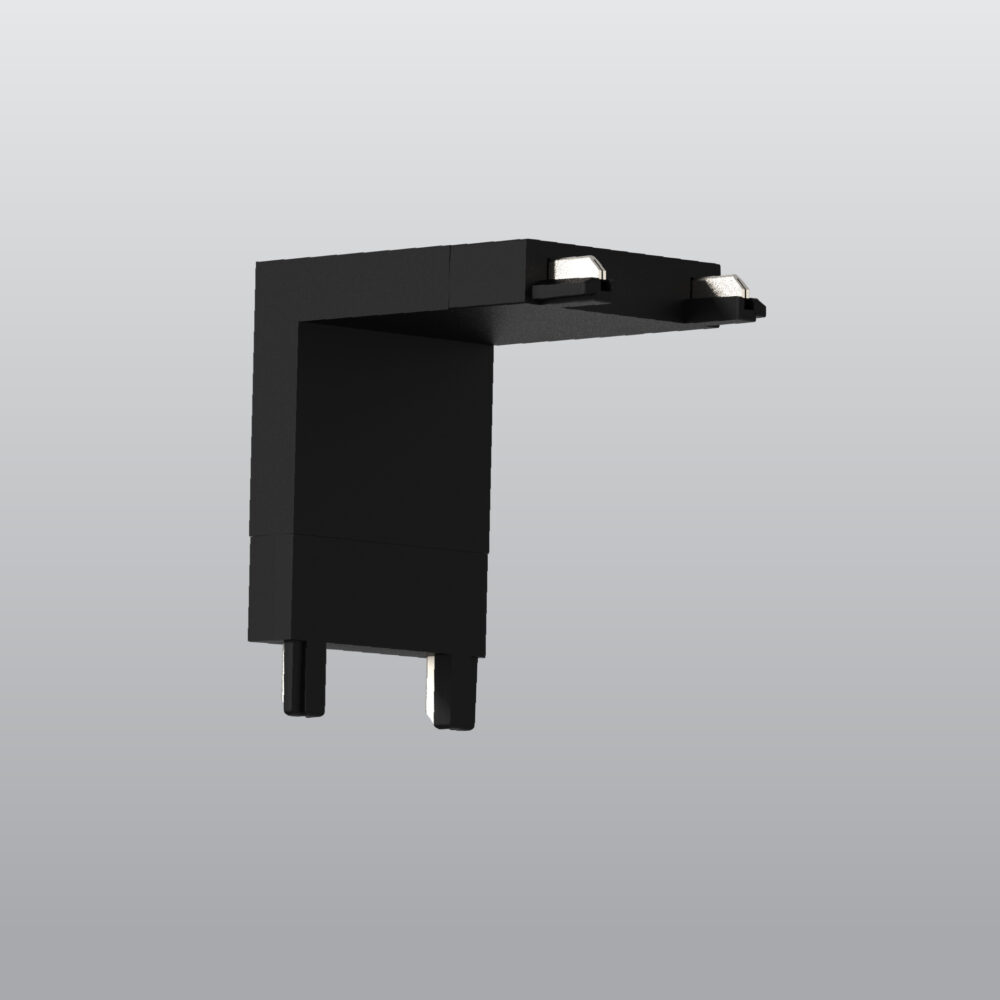 AD45-97200-01-1000x1000 ACK Sıva Üstü 48V Slim Magnetik LED Ray 90°Dikey Bağlantı Aparatı - Görsel 1