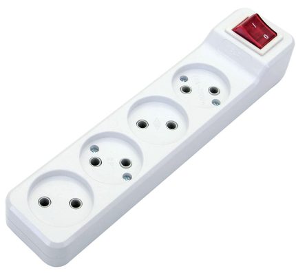 4'lü Topraksız Anahtar Grup Priz