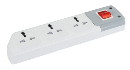 3'Lü Üniversal Anahtarlı Grup Priz