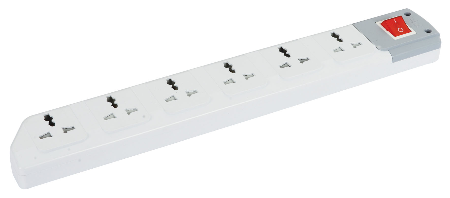 INC_3034_copy (1) 6'Lı Üniversal Anahtarlı Grup Priz - Görsel 1