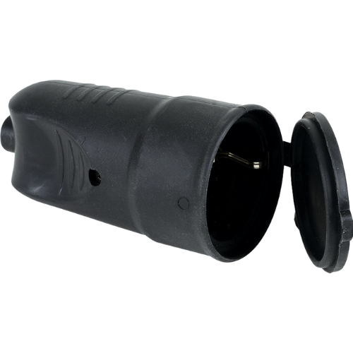 Kauçuk Topraklı Dişi Fiş Kauçuk Topraklı Dişi Fiş - Görsel 1