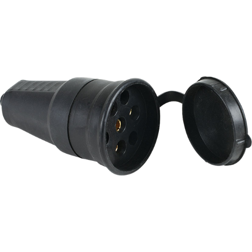 Kauçuk Trifaze Dişi Fiş Kauçuk Trifaze Dişi Fiş - Görsel 1