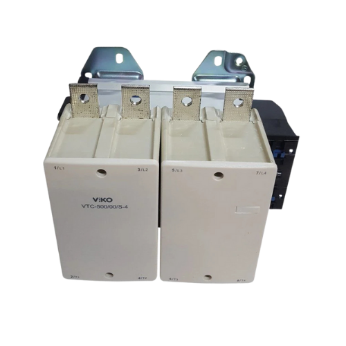 Viko Kontaktör Güç 230V AC 500A 4P VTC-50000S-4 Viko Kontaktör Güç 230V AC 500A 4P VTC-500/00/S-4 - Görsel 1