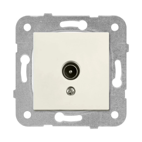 Viko Meridian Karre Krem Tv Prizi Geçişli 12Db (Mek+DüğKap.) Çerçeve Hariç 90967260 Viko Meridian/ Karre Krem Tv Prizi Geçişli 12Db (Mek+Düğ/Kap.) Çerçeve Hariç 90967260 - Görsel 1