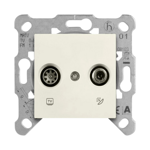 Viko Meridian Karre Krem Uydu Prizi Geçişli (Tv-Sat) 11Db (Mek+DüğKap.) Çerçeve Hariç 90967287 Viko Meridian/ Karre Krem Uydu Prizi Geçişli (Tv-Sat) 11Db (Mek+Düğ/Kap.) Çerçeve Hariç 90967287 - Görsel 1