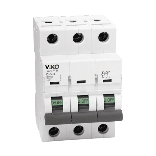 Viko Otomatik Sigorta 10VTB-3C10 C Tipi 3X10Amper 10Ka Viko Otomatik Sigorta 10VTB-3C10 C Tipi 3X10Amper 10Ka - Görsel 1