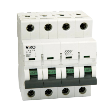 Viko Otomatik Sigorta 4.5 Ka C Tipi 4X25A 4VTB-4C25