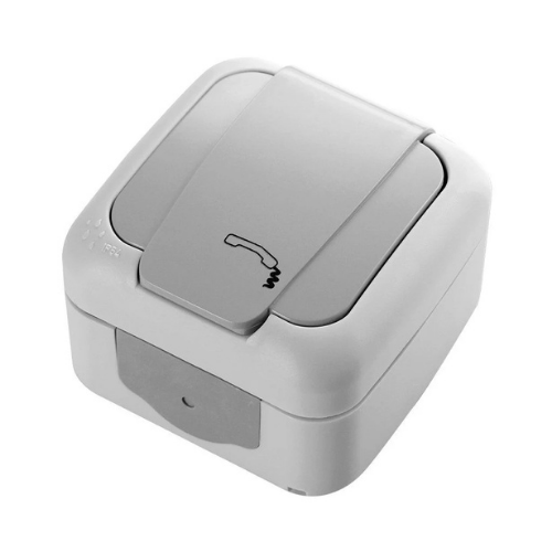 Viko Palmiye Gri Nümeris Telefon Prizi (Rj11) 90555513 Viko Palmiye Gri Nümeris Telefon Prizi (Rj11) 90555513 - Görsel 1