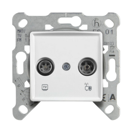 Viko Rollina/ Linnera Beyaz Tv-Radyo Prizi Sonlu (Mek+Düğ/Kap.) Çerçeve Hariç 90440021