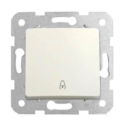 Viko Rollina Linnera Krem Zil Anahtarı (Mek+DüğKap.) Çerçeve Hariç 90441006 Viko Rollina/ Linnera Krem Zil Anahtarı (Mek+Düğ/Kap.) Çerçeve Hariç 90441006 - Görsel 1