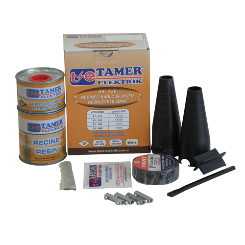 e1404406 4 x 4 - 4 x 6 Reçineli Ek Muf - Görsel 1