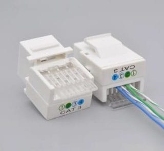 CAT 3 Jak RJ11 Telefon Hattı Konnektörü