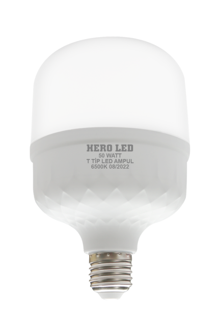 50W Torch LED Ampul E27 Endüstriyel Beyaz Işık