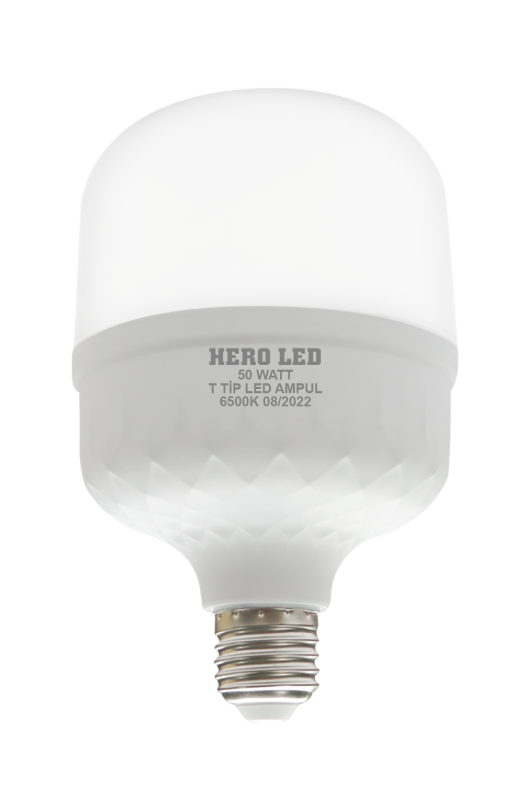 50W Torch LED Ampul E27 Endüstriyel Beyaz Işık