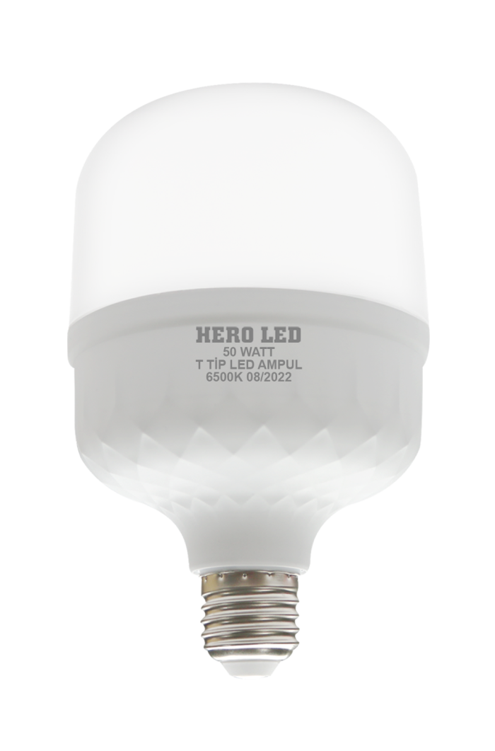 50W Torch LED Ampul E27 Endüstriyel Beyaz Işık