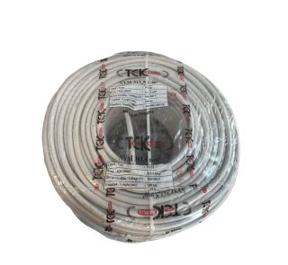 Tek Kablo NYM 3x1,5 mm² Antigron Kablo - 100 Metre Rulo Beyaz