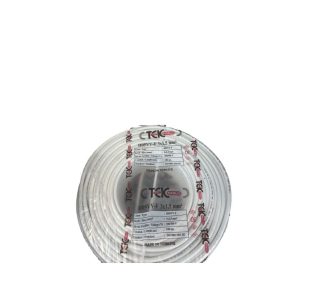 Tek Kablo 3x1,5 mm² TTR H05VV-F Beyaz Çok Damarlı Kablo - 100 Metre Rulo