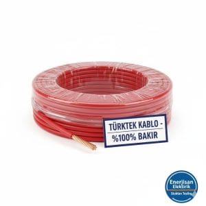Türktek 1.5 mm NYA Kablo H07V-U %100 Bakır Enerjisan Elektrik