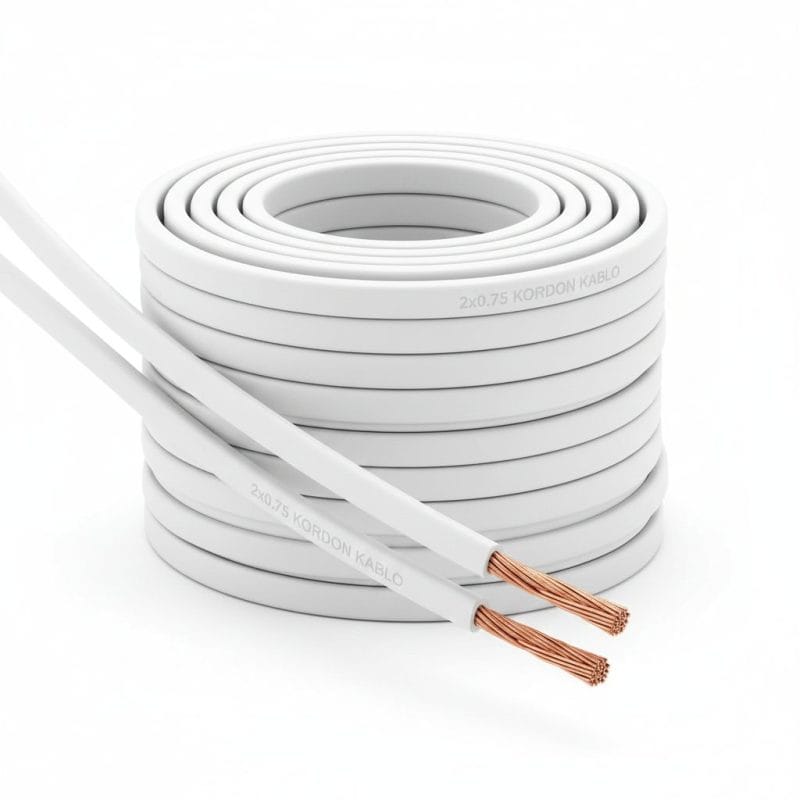2x0.75 Kordon Kablo Bakır TSE Enerjisanelektrik