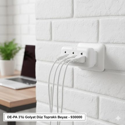 DE-PA 3'lü Golyat Düz Priz