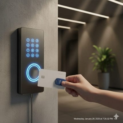 RFID Şifreli Kapı Kilidi Geçiş Kontrol Paneli