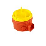 Çet-San PK.0639 Halogen-Free Kapaklı Geçmeli Kasa Turuncu