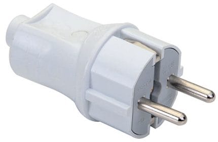 DE-PA Topraklı Erkek Fiş 16A - Güvenli Bağlantı (11101)