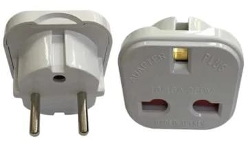 Orel 1212 Çocuk Korumalı İngiliz Fiş Adaptörü UK to EU