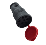 Orel 2204 3x25A Kauçuk Trifaze Seyyar Priz Dişi Fiş