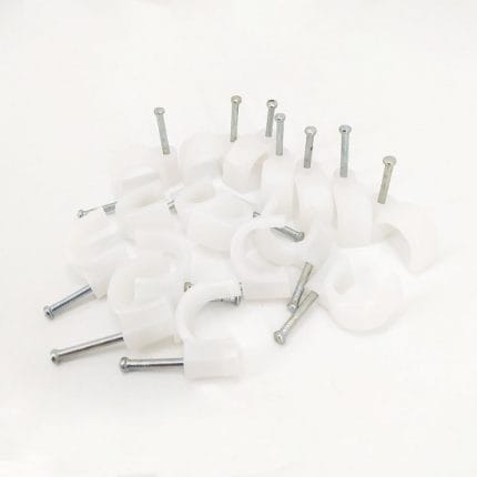 DE-PA Çivili Kroşe 1-2-3 No Beyaz 100lü Paket Enerjisan Elektrik