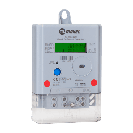 Makel Monofaze Elektronik Elektrik Sayacı