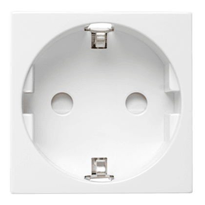 VİKO 45 Topraklı Priz Beyaz - Kablo Kanalı Uyumlu 90800001